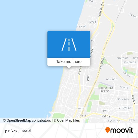 יגאל ידין map