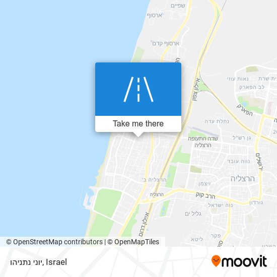 יוני נתניהו map