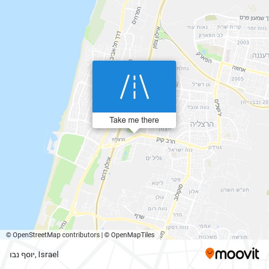 יוסף נבו map