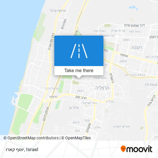 יוסף קארו map