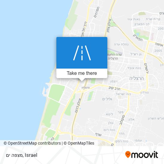 מצפה ים map