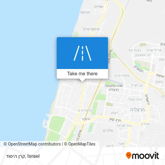 Карта קרן היסוד
