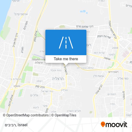 רביבים map