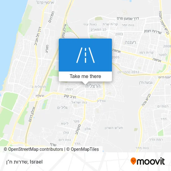 Карта שדרות ח"ן