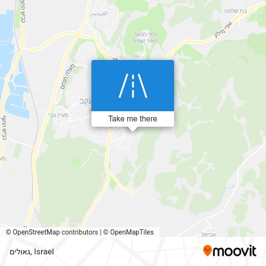 גאולים map