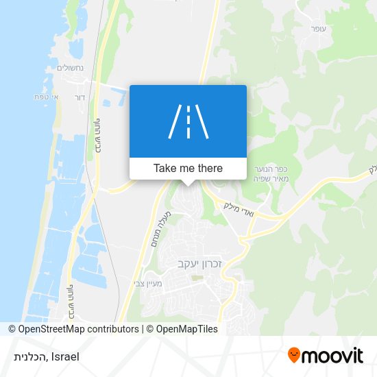 הכלנית map