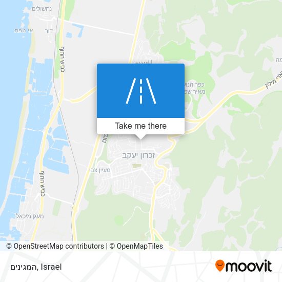 המגינים map