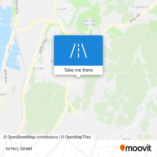 הפדות map