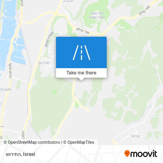 התירוש map