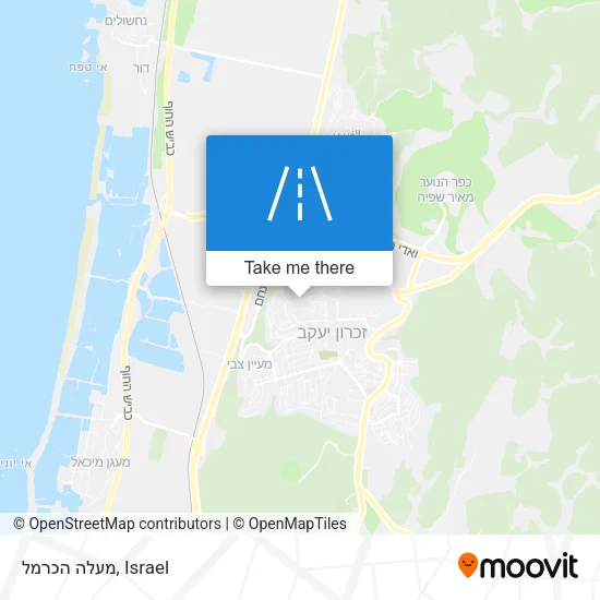 Карта מעלה הכרמל