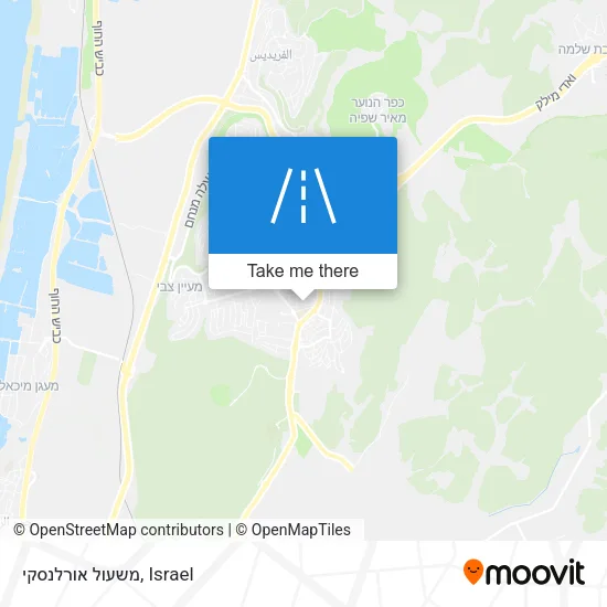 Карта משעול אורלנסקי