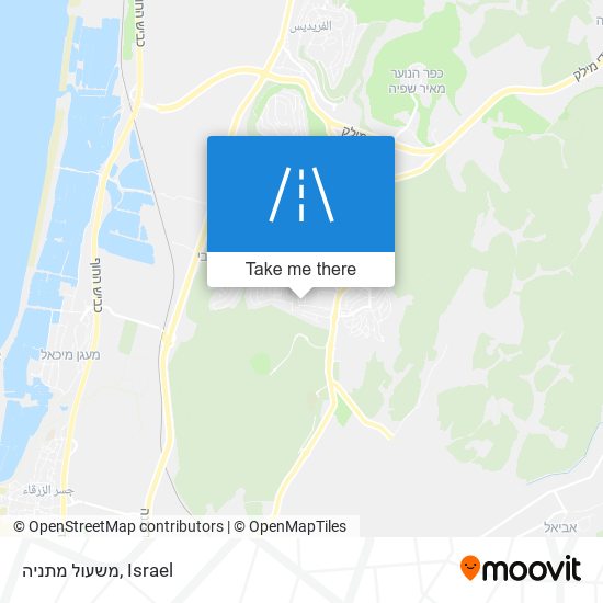 משעול מתניה map