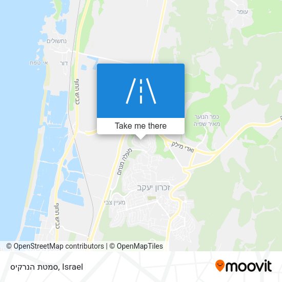 סמטת הנרקיס map