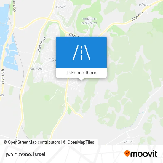 Карта סמטת חורשן