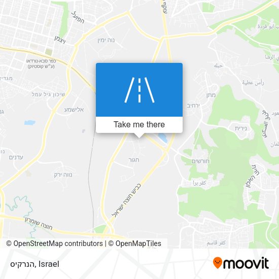 הנרקיס map