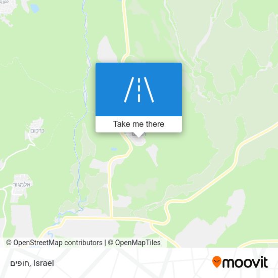 חופים map