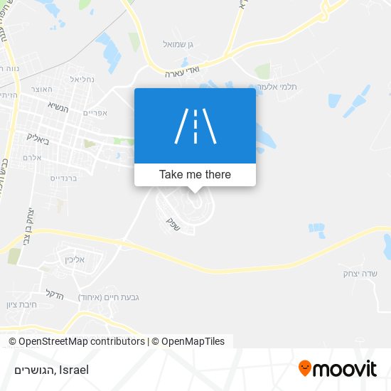 הגושרים map