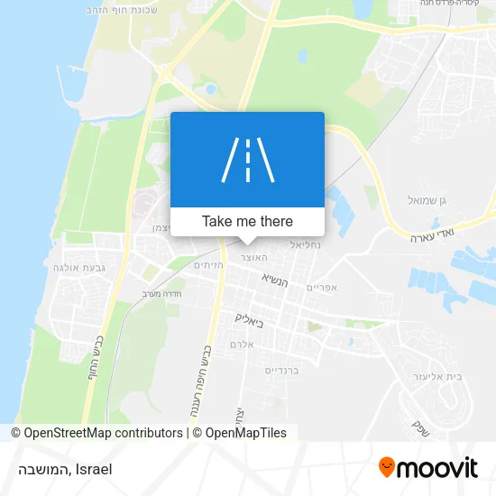 Карта המושבה