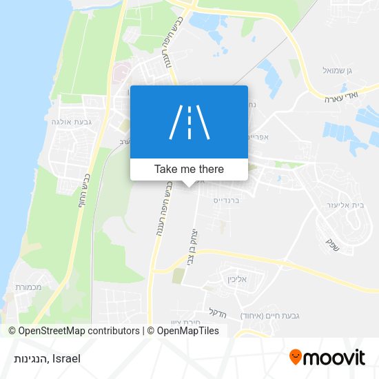 הנגינות map