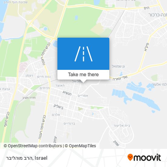 הרב מוהליבר map