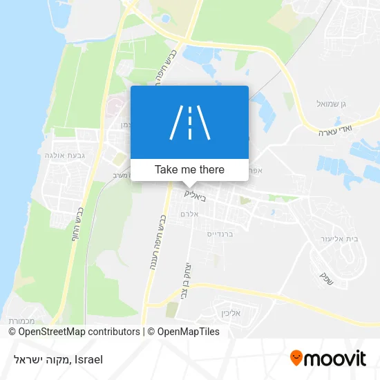 Карта מקוה ישראל