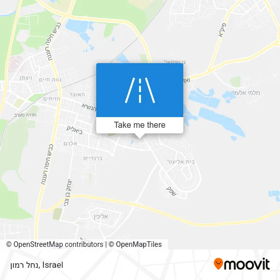 Карта נחל רמון