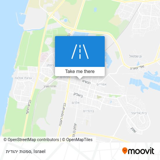 סמטת יהודית map