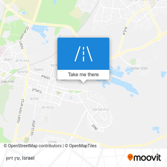 עין זיוון map