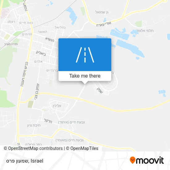 Карта שמעון פרס