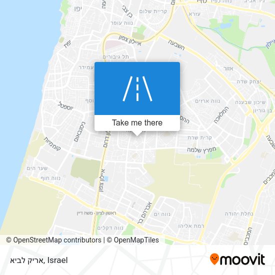 אריק לביא map