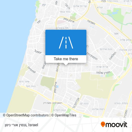 גנסין אורי ניסן map