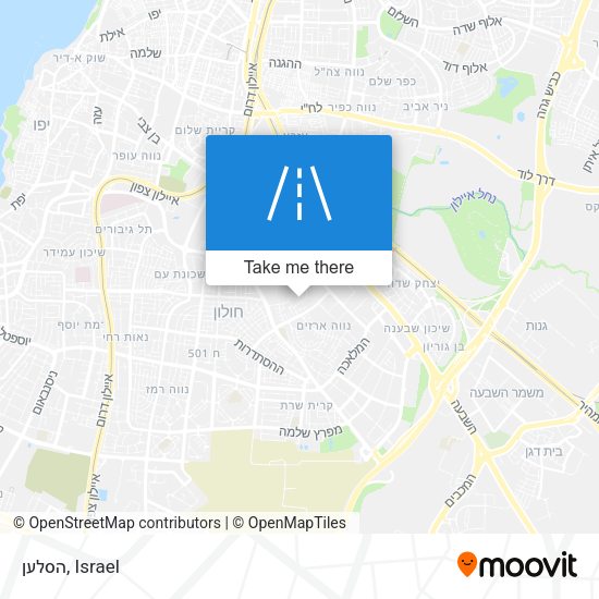 הסלען map