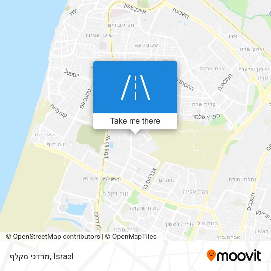 מרדכי מקלף map