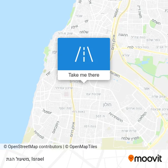 Карта משעול הגת