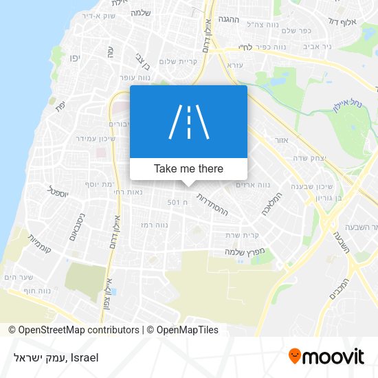 עמק ישראל map