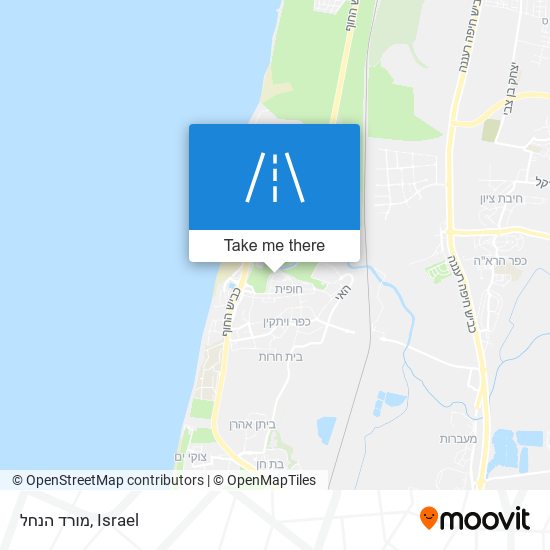 מורד הנחל map