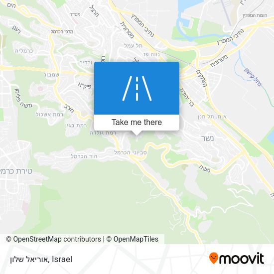 אוריאל שלון map