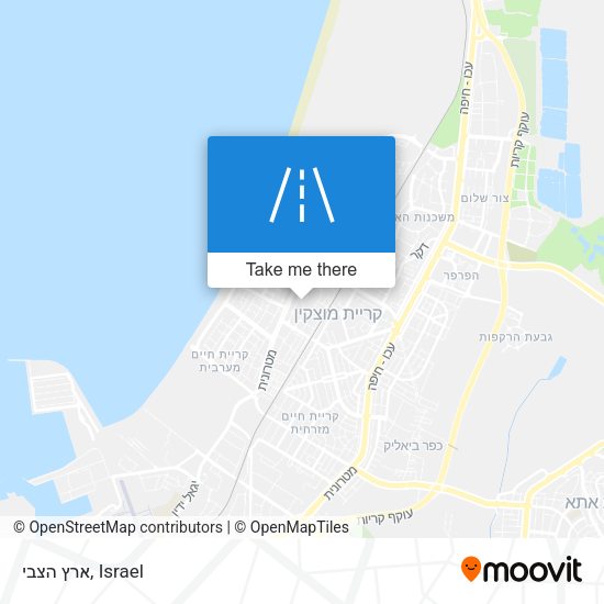 ארץ הצבי map