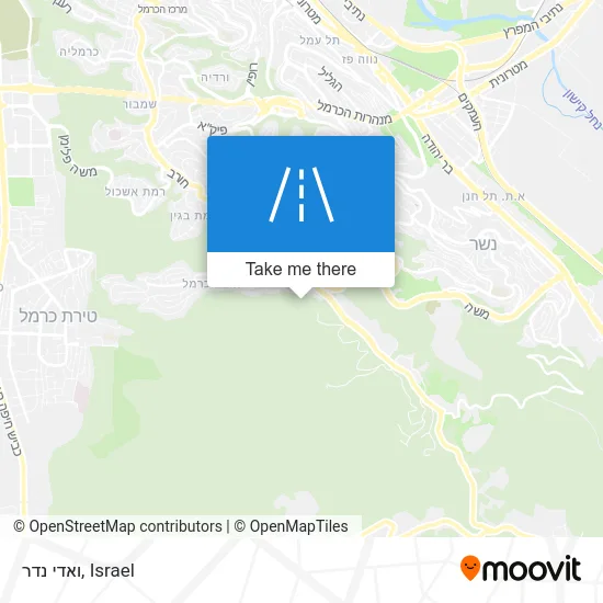 Карта ואדי נדר