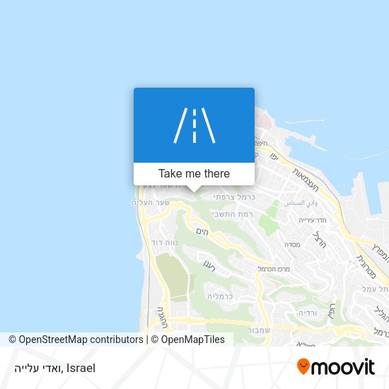 ואדי עלייה map