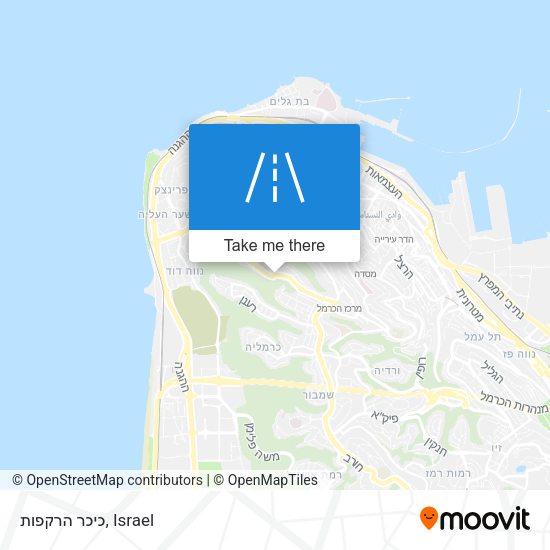 כיכר הרקפות map
