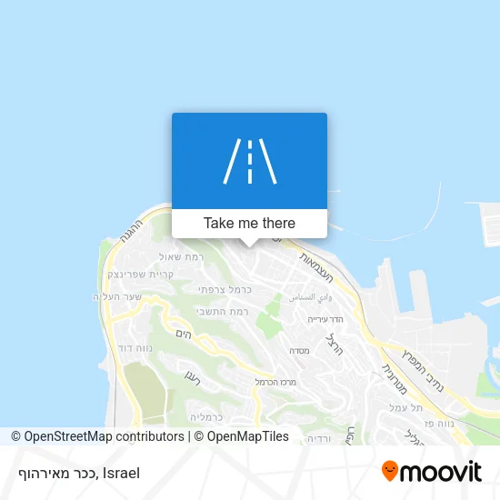 Карта ככר מאירהוף