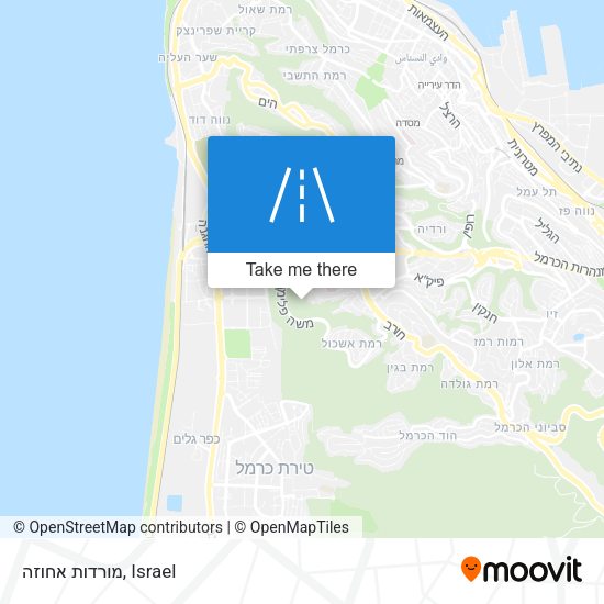 מורדות אחוזה map