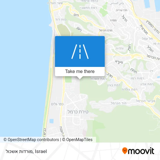Карта מורדות אשכול