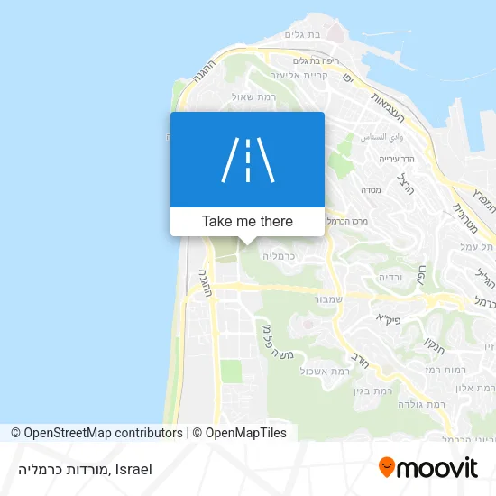 Карта מורדות כרמליה