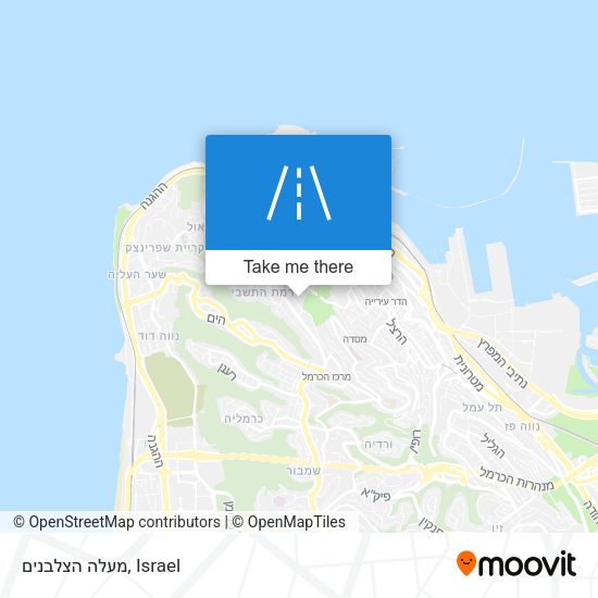 מעלה הצלבנים map