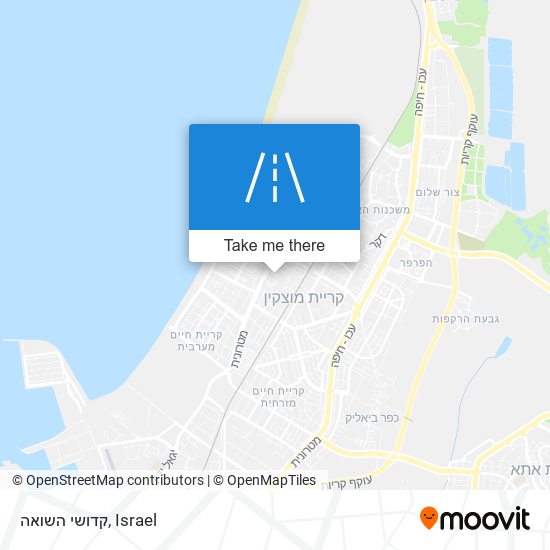 קדושי השואה map