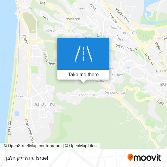 קו הדלק הלבן map