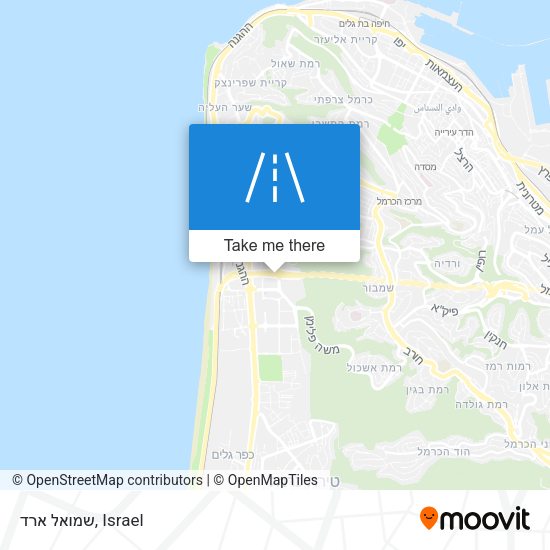 שמואל ארד map