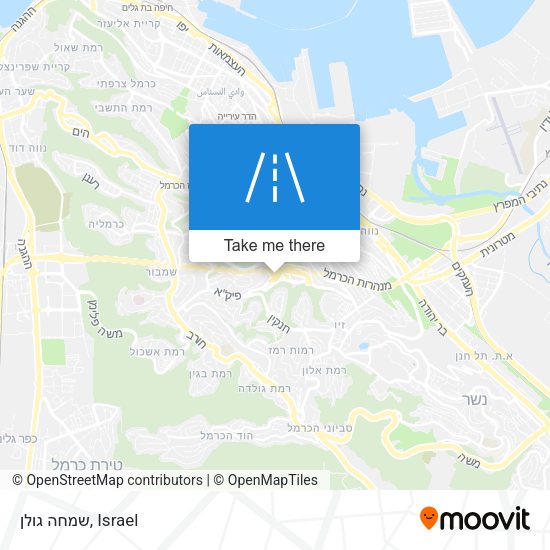 שמחה גולן map